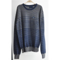 90% Cotton10% Kaschmir Rundhals gestreift Pullover Herren Pullover